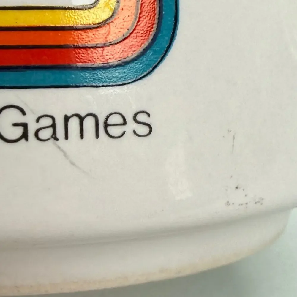 Vintage 1984 Sarajevo Olympics Vucko Wolf Mascot Mug Yugoslavia Winter Games